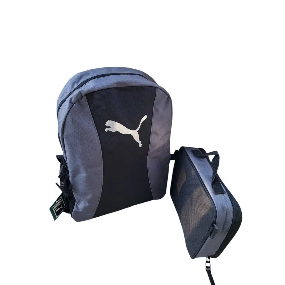 PUMA Backpack & Lunch Kit Combo Medium Grey One Size School Travel